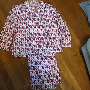 100% cotton pajama two-piece women's